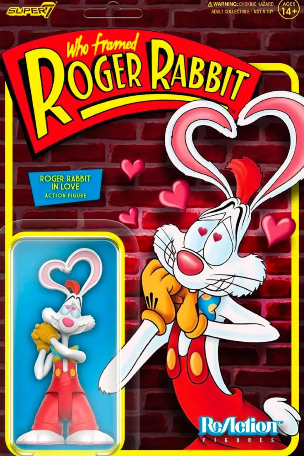 Who Framed Roger Rabbit - Roger Rabbit in Love ReAction 3.75" Action Figure