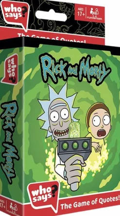 Who Says? - Rick and Morty Edition Card Game