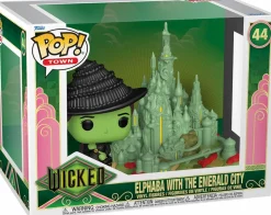 Wicked (2024) - Elphaba with the Emerald City Pop! Town Vinyl Figure