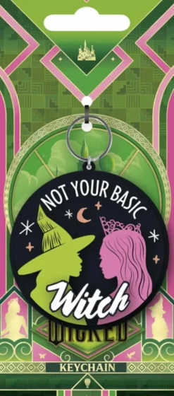Wicked (2024) - Not Your Basic Witch Rubber Keychain