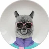 Wild Dining - Andy the Alpaca Ceramic Dinner Plate