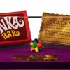 Willy Wonka & the Chocolate Factory - Golden Ticket, Wonka Bar & Everlasting Gobstopper Replica Set
