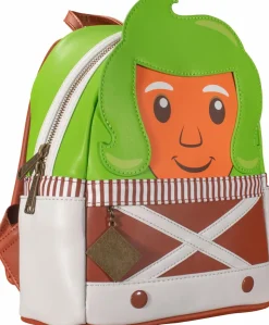Willy Wonka and the Chocolate Factory - Oompa Loompa Cosplay 10” Faux Leather Mini Backpack