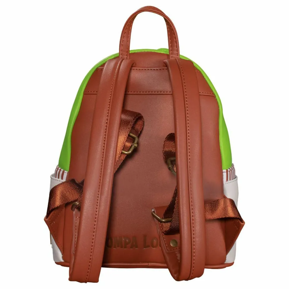 Willy Wonka and the Chocolate Factory - Oompa Loompa Cosplay 10” Faux Leather Mini Backpack