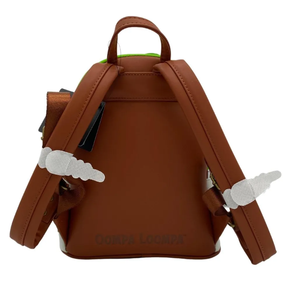 Willy Wonka and the Chocolate Factory - Oompa Loompa Cosplay 10” Faux Leather Mini Backpack