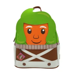 Willy Wonka and the Chocolate Factory - Oompa Loompa Cosplay 10” Faux Leather Mini Backpack