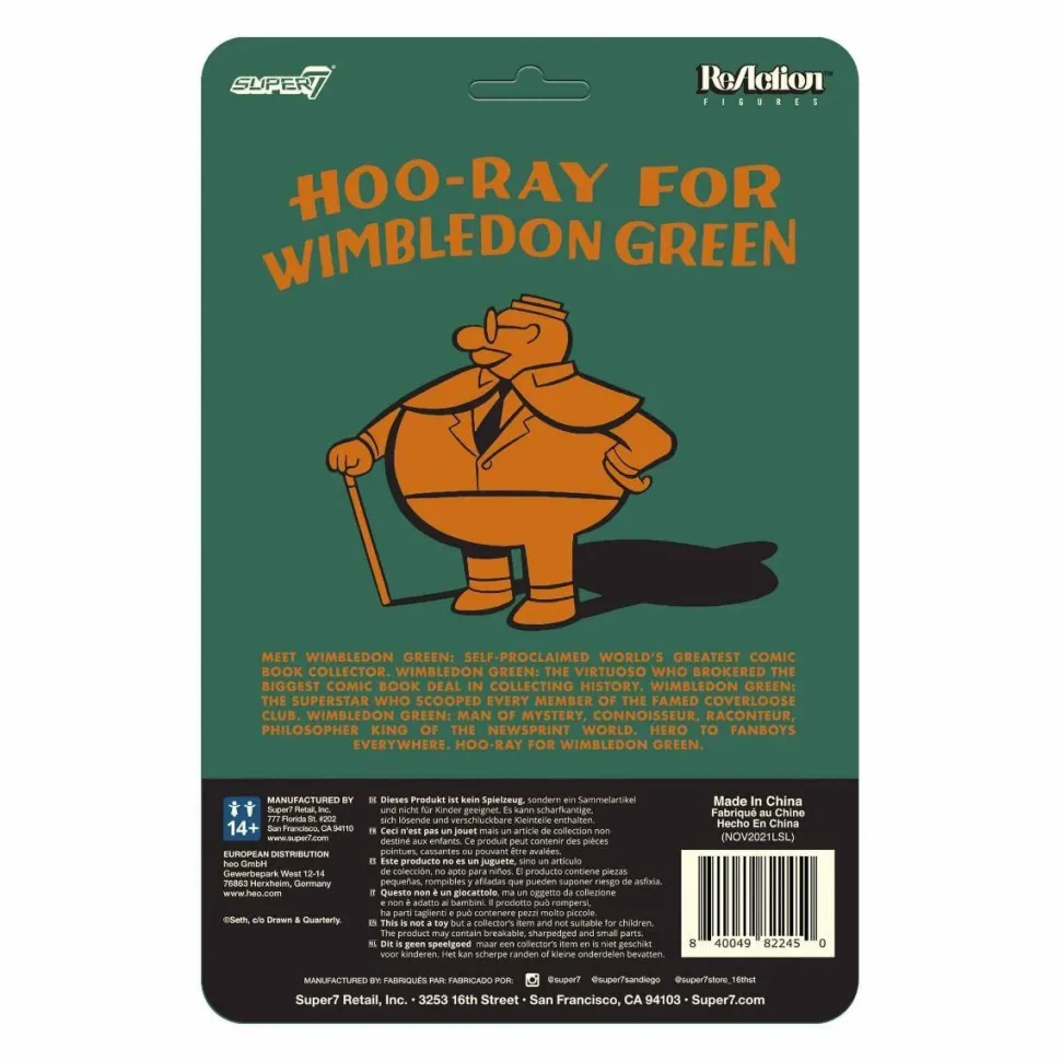 Wimbledon Green: The Greatest Comic Book Collector in the World - Wimbledon Green ReAction 3.75” Action Figure