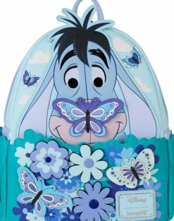 Winnie the Pooh - Floral Eeyore Cosplay 10" Faux Leather Mini Backpack