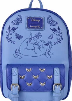 Winnie the Pooh - Floral Eeyore Quilted 10" Faux Leather Mini Backpack