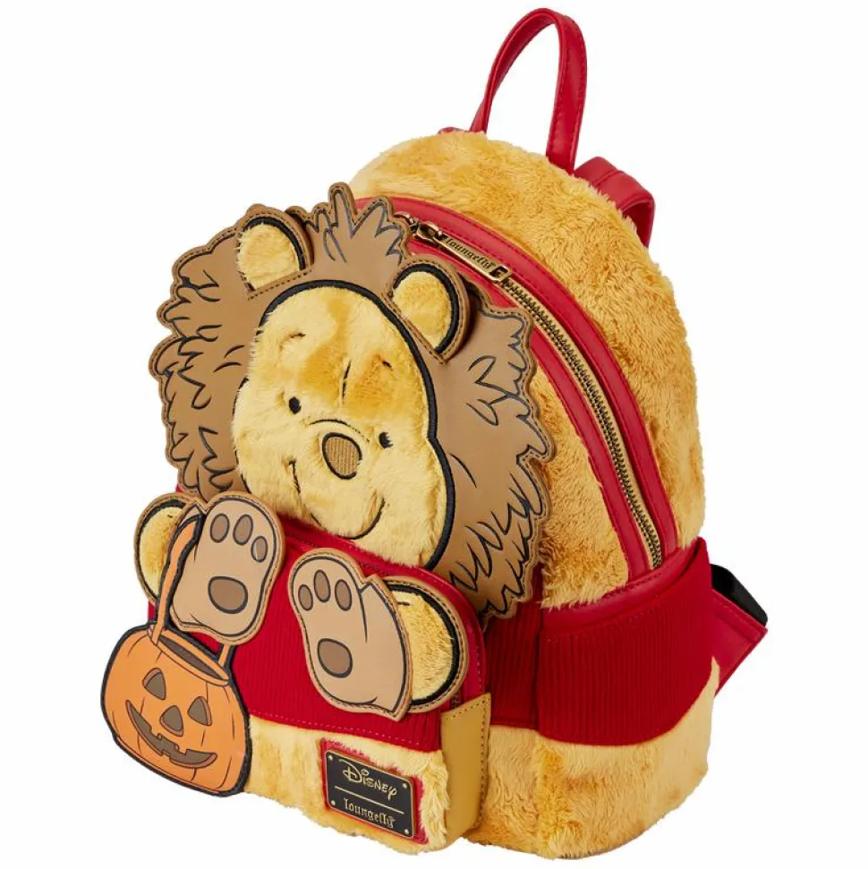 Winnie the Pooh - Halloween Cosplay Glow in the Dark 10" Faux Leather Mini Backpack