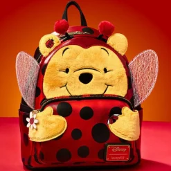 Winnie the Pooh - Ladybug Cosplay 10" Faux Leather Mini Backpack