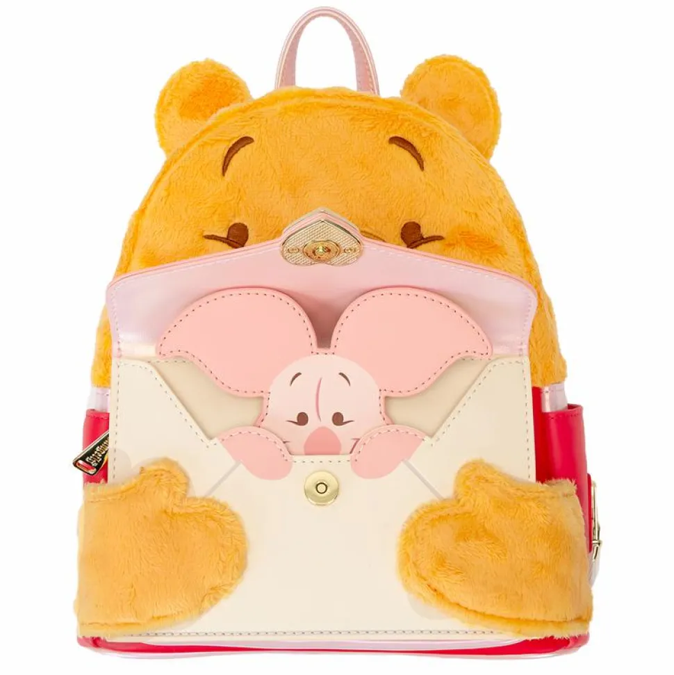 Winnie the Pooh - Love Letter 10" Faux Leather Mini Backpack