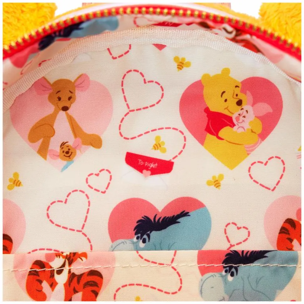 Winnie the Pooh - Love Letter 10" Faux Leather Mini Backpack