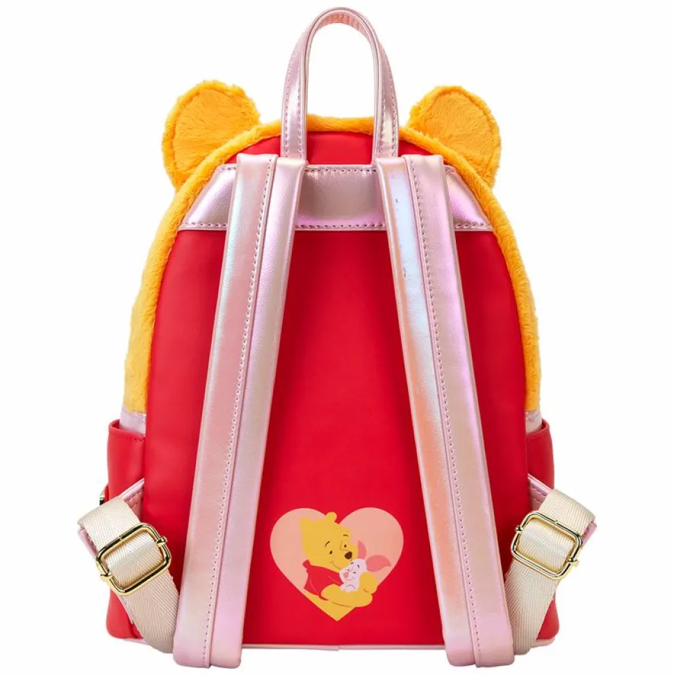 Winnie the Pooh - Love Letter 10" Faux Leather Mini Backpack