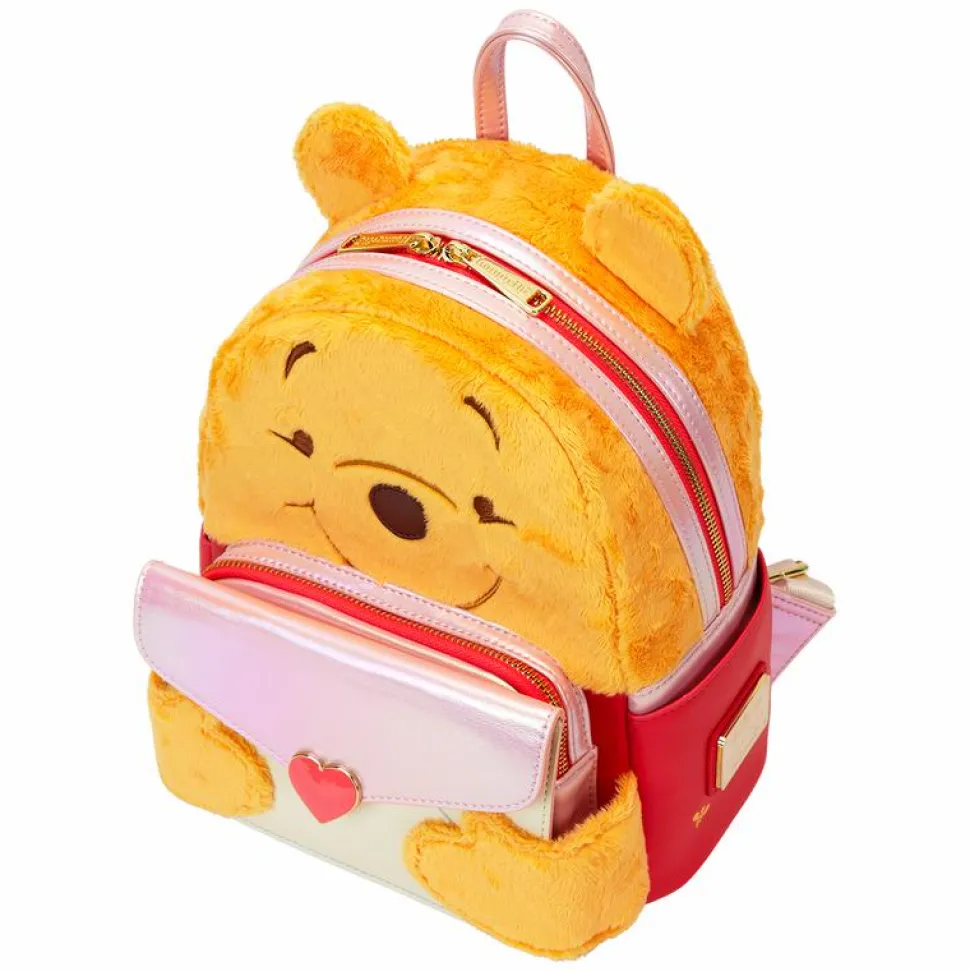 Winnie the Pooh - Love Letter 10" Faux Leather Mini Backpack