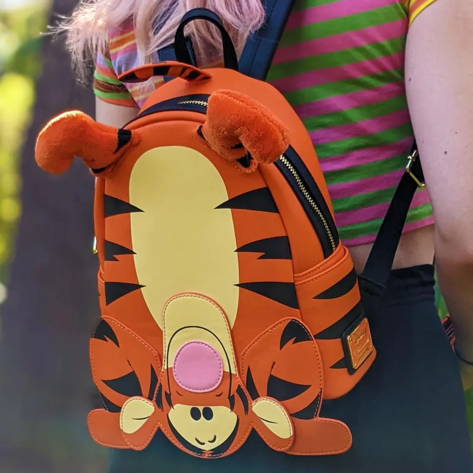 Winnie the Pooh - Tigger Cosplay 10” Faux Leather Mini Backpack