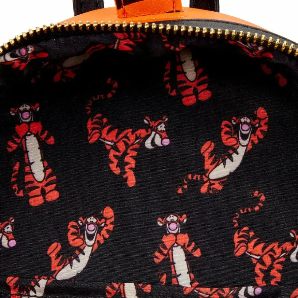 Winnie the Pooh - Tigger Cosplay 10” Faux Leather Mini Backpack