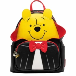 Winnie the Pooh - Vampire Pooh Cosplay 10” Faux Leather Mini Backpack