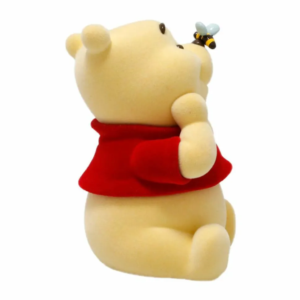 Winnie the Pooh - Winnie the Pooh Flocked 4" Vinyl Figure