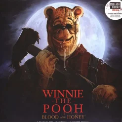 Winnie the Pooh: Blood and Honey - Original Motion Picture Soundtrack by Andrew Scott Bell LP Vinyl Record (2023 Record Store Day Black Friday Exclusive Blood and Honey Red/Yellow Split Coloured Vinyl)
