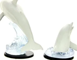WizKids - Dolphins Deep Cuts Unpainted Miniature Figure 2-Pack