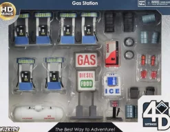 WizKids - Gas Station 4D Settings Pre-Painted Miniature Figure Accessory Pack