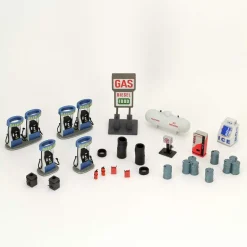 WizKids - Gas Station 4D Settings Pre-Painted Miniature Figure Accessory Pack