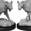 WizKids - Hyenas Deep Cuts Unpainted Miniature Figure 2-Pack