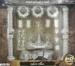 WizKids - Pools & Pillars Deep Cuts Unpainted Miniature Figure Accessory Pack