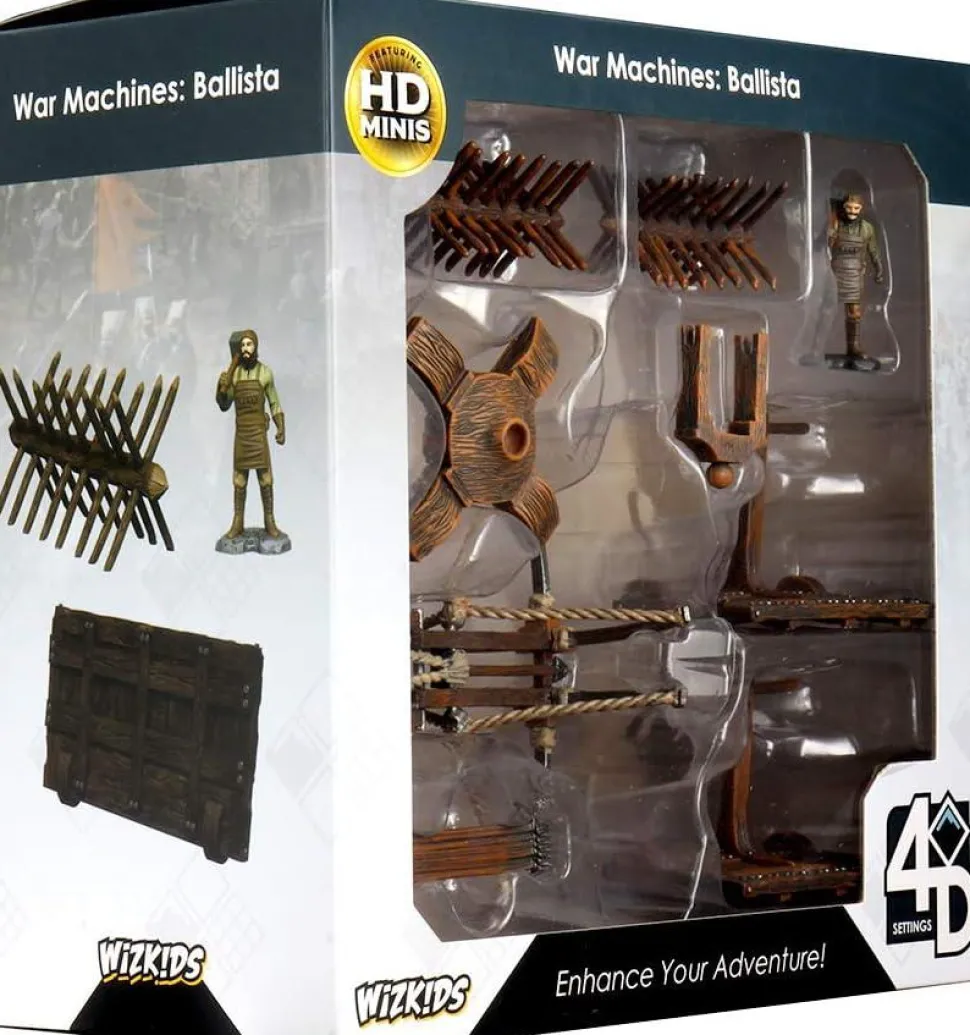 WizKids - War Machines: Ballista 4D Settings Pre-Painted Miniature Figure Accessory Pack