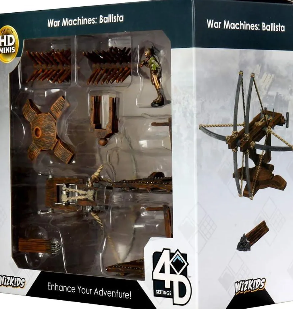 WizKids - War Machines: Ballista 4D Settings Pre-Painted Miniature Figure Accessory Pack