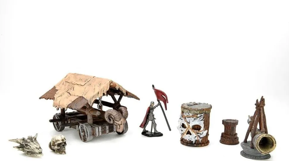 WizKids - War Machines: Battering Ram 4D Settings Pre-Painted Miniature Figure Accessory Pack
