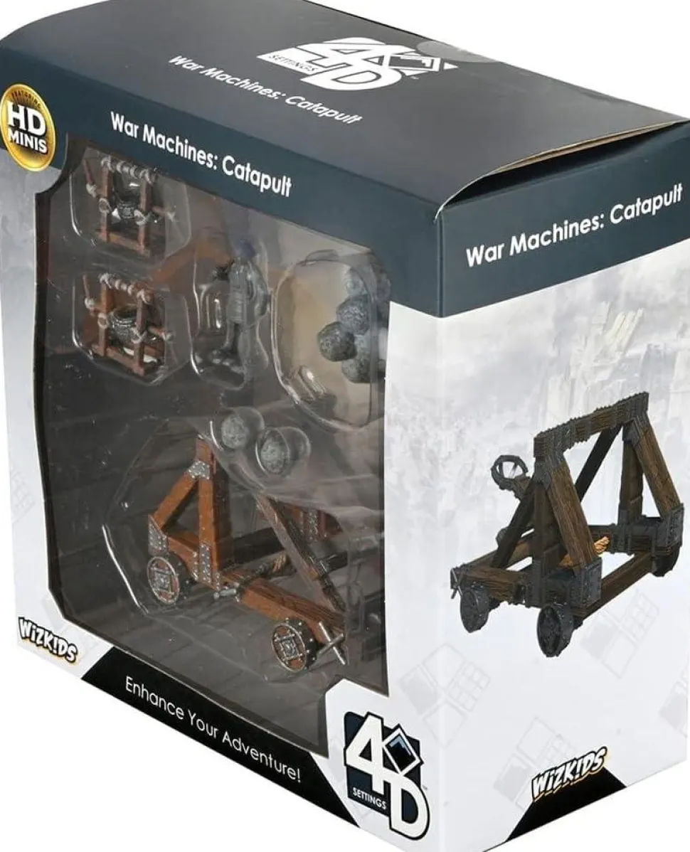 WizKids - War Machines: Catapult 4D Settings Pre-Painted Miniature Figure Accessory Pack