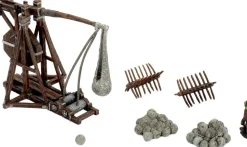 WizKids - War Machines: Trebuchet 4D Settings Pre-Painted Miniature Figure Accessory Pack