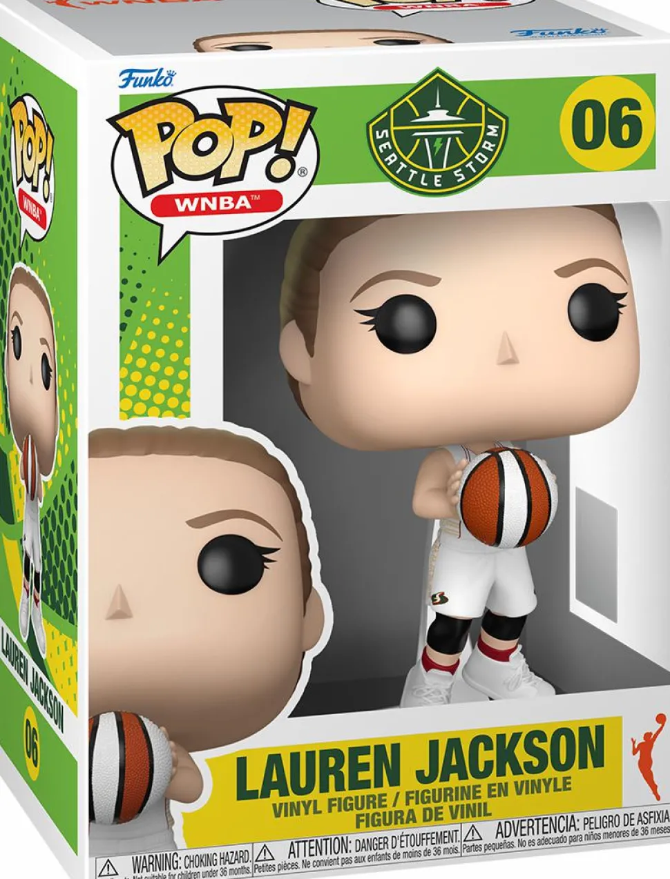 WNBA Basketball - Lauren Jackson (Seattle Storm) Pop! Vinyl Figure