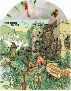 Wolf Parade - Thin Mind LP Vinyl Record (Indie Exclusive “Loser Edition” Clear With Red & Green Swirl Coloured Vinyl)