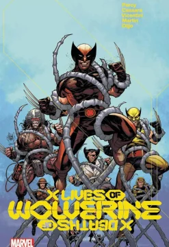 Wolverine - X Lives/X Deaths of Wolverine Hardcover Book (Adam Kubert DM Variant Cover)