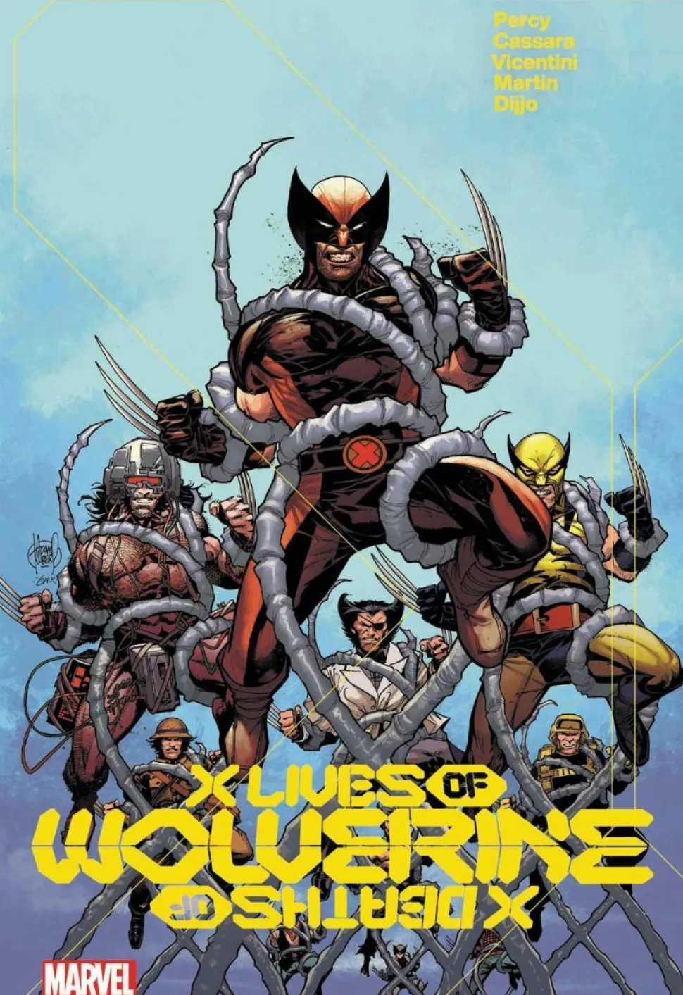 Wolverine - X Lives/X Deaths of Wolverine Hardcover Book (Adam Kubert DM Variant Cover)
