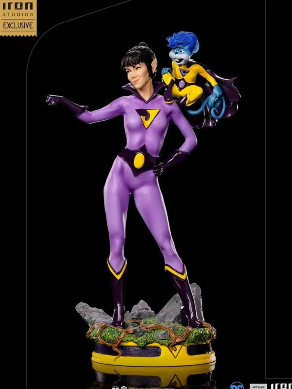 Wonder Twins - Zan, Jayna & Gleek 1/10th Scale Statue 2-Pack (2021 CCXP Exclusive)