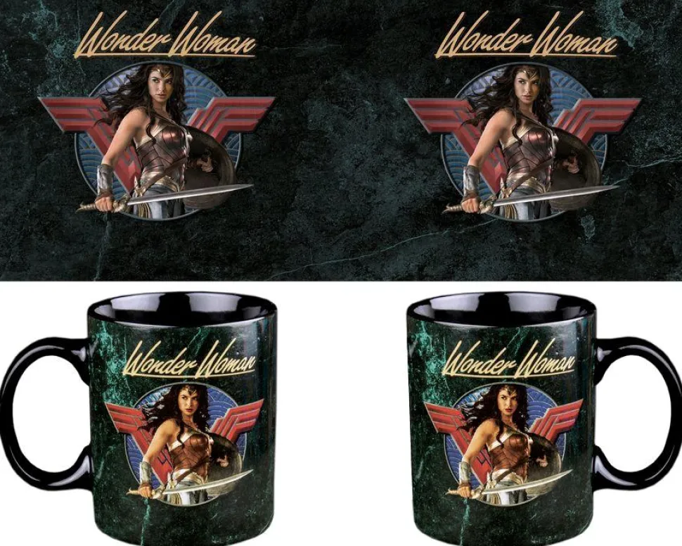 Wonder Woman (2017) - Sword Drawn Black Coffee Mug