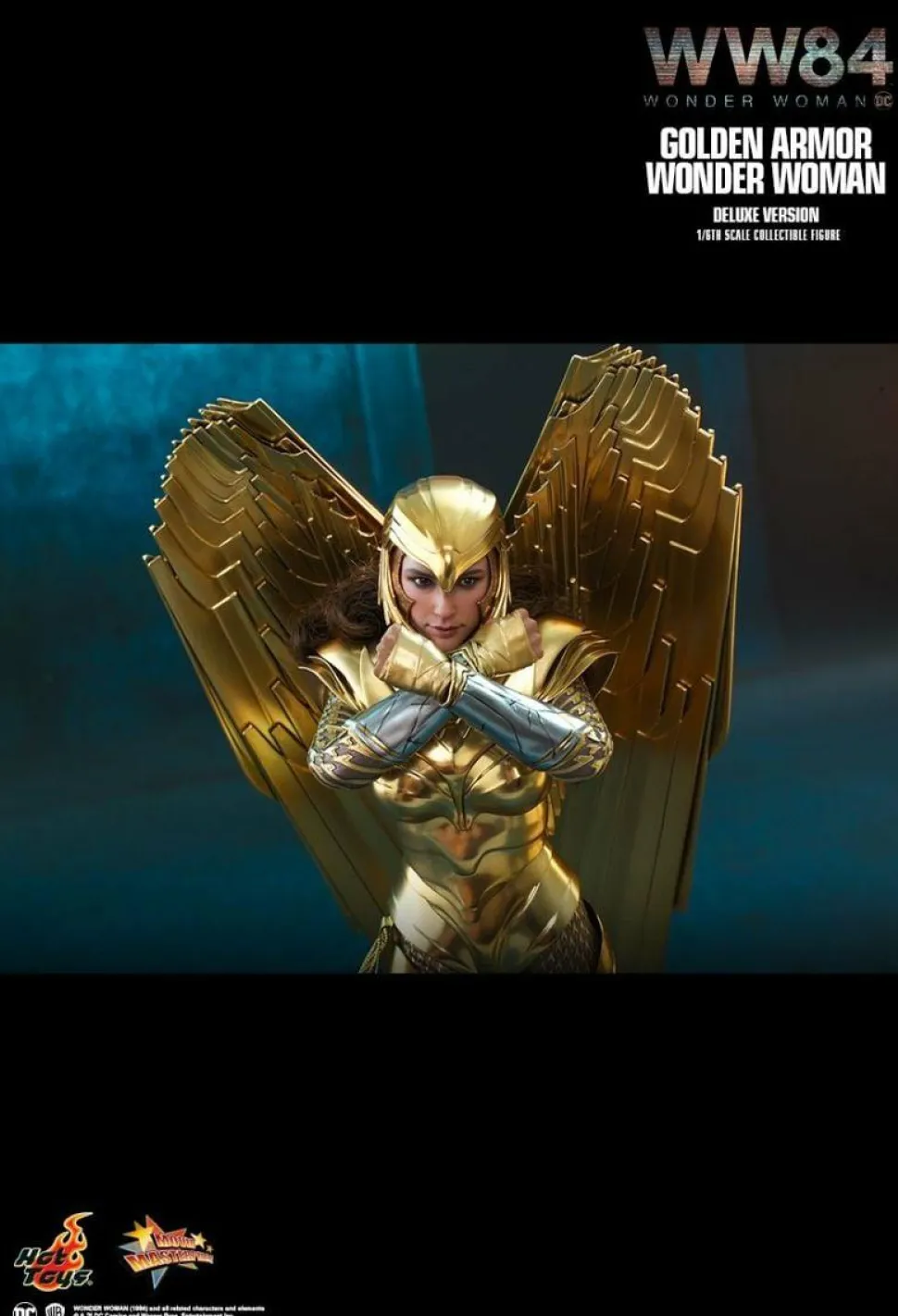 Wonder Woman 1984 - Wonder Woman in Golden Armour Deluxe 1/6th Scale Hot Toys Action Figure