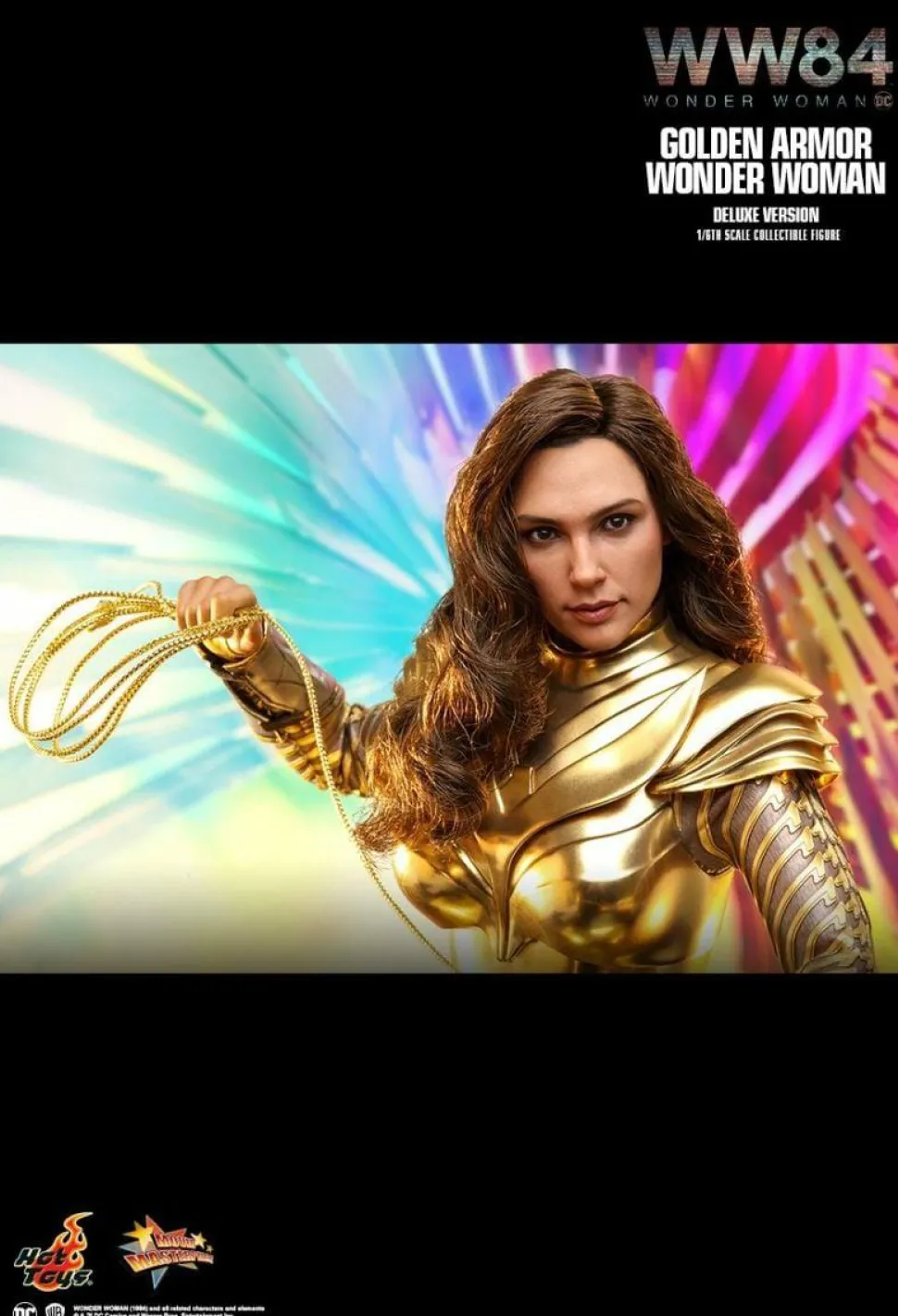 Wonder Woman 1984 - Wonder Woman in Golden Armour Deluxe 1/6th Scale Hot Toys Action Figure