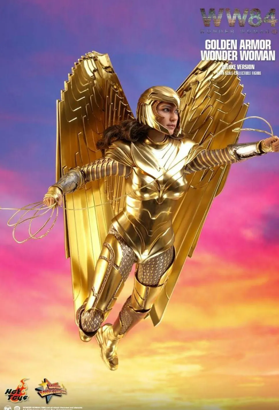 Wonder Woman 1984 - Wonder Woman in Golden Armour Deluxe 1/6th Scale Hot Toys Action Figure