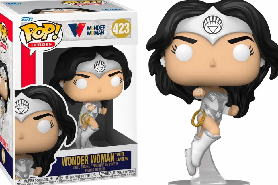 Wonder Woman - Wonder Woman White Lantern 80th Anniversary Pop! Vinyl Figure