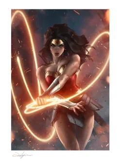 Wonder Woman - Wonder Woman Fine Art Print by Jeehyung Lee
