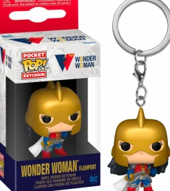 Wonder Woman - Wonder Woman Flashpoint 80th Anniversary Pocket Pop! Vinyl Keychain