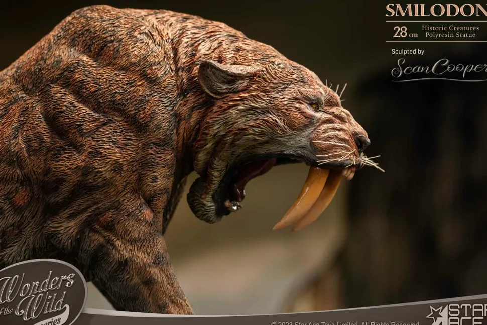 Wonders of the Wild - Smilodon 11" Statue