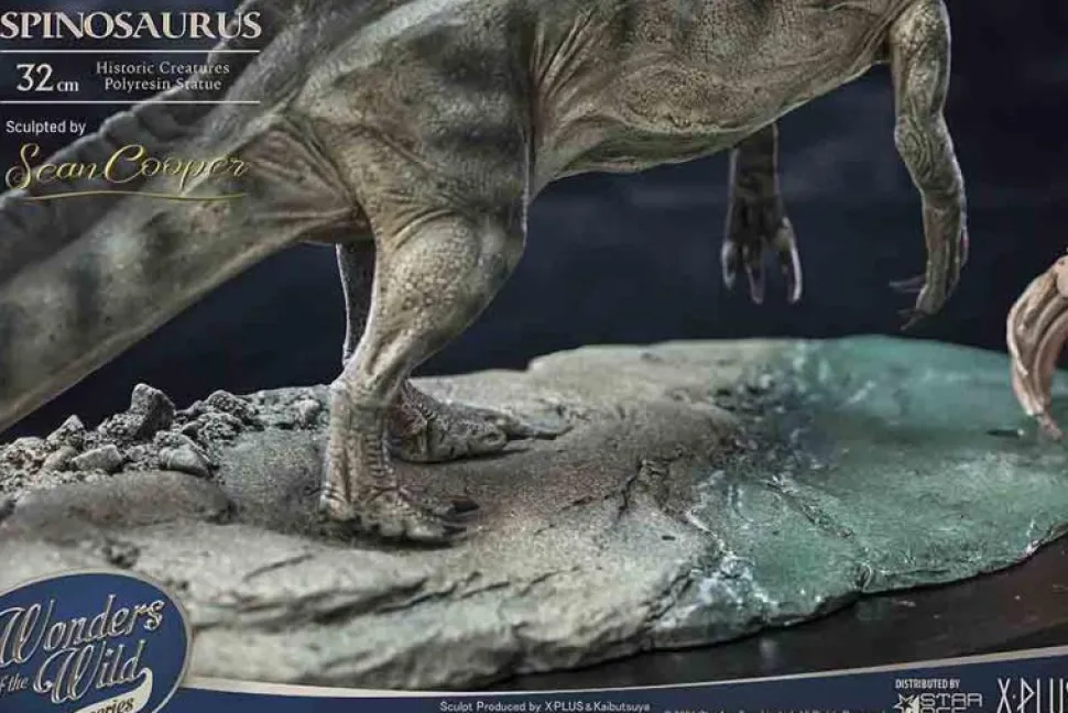 Wonders of the Wild - Spinosaurus 2.0 & Fossil Deluxe 7” Statue