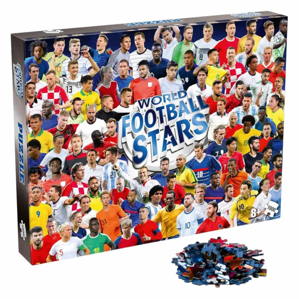 World Football Stars - 1000 Piece Jigsaw Puzzle