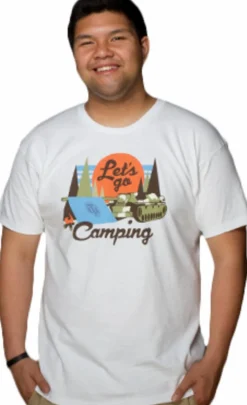 World of Tanks - Lets Go Camping Male T-Shirt